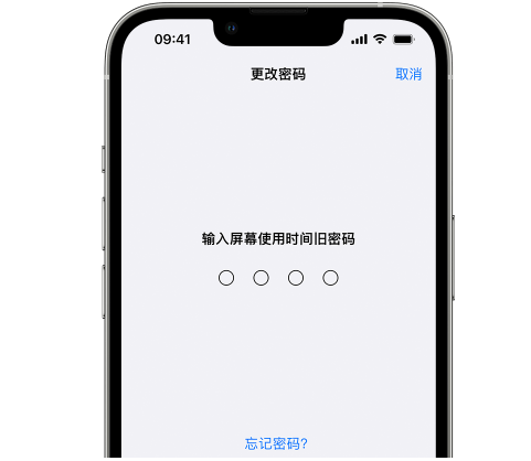 乐平iPhone屏幕维修分享iPhone屏幕使用时间密码忘记了怎么办 