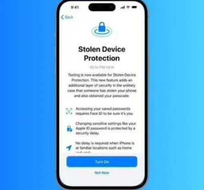 乐平苹果授权维修店分享被盗设备保护功能开启方法 