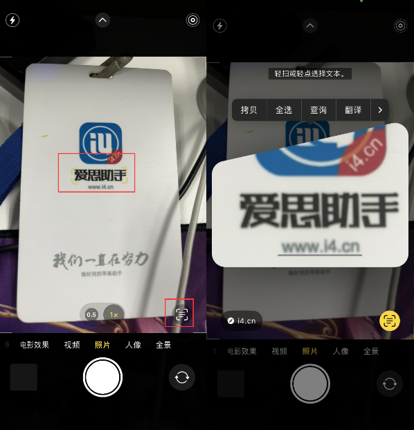 乐平苹果手机维修分享升级iOS 16后如何通过相机翻译文本 