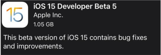 乐平苹果手机维修分享如何升级到iOS15.0 beta5 